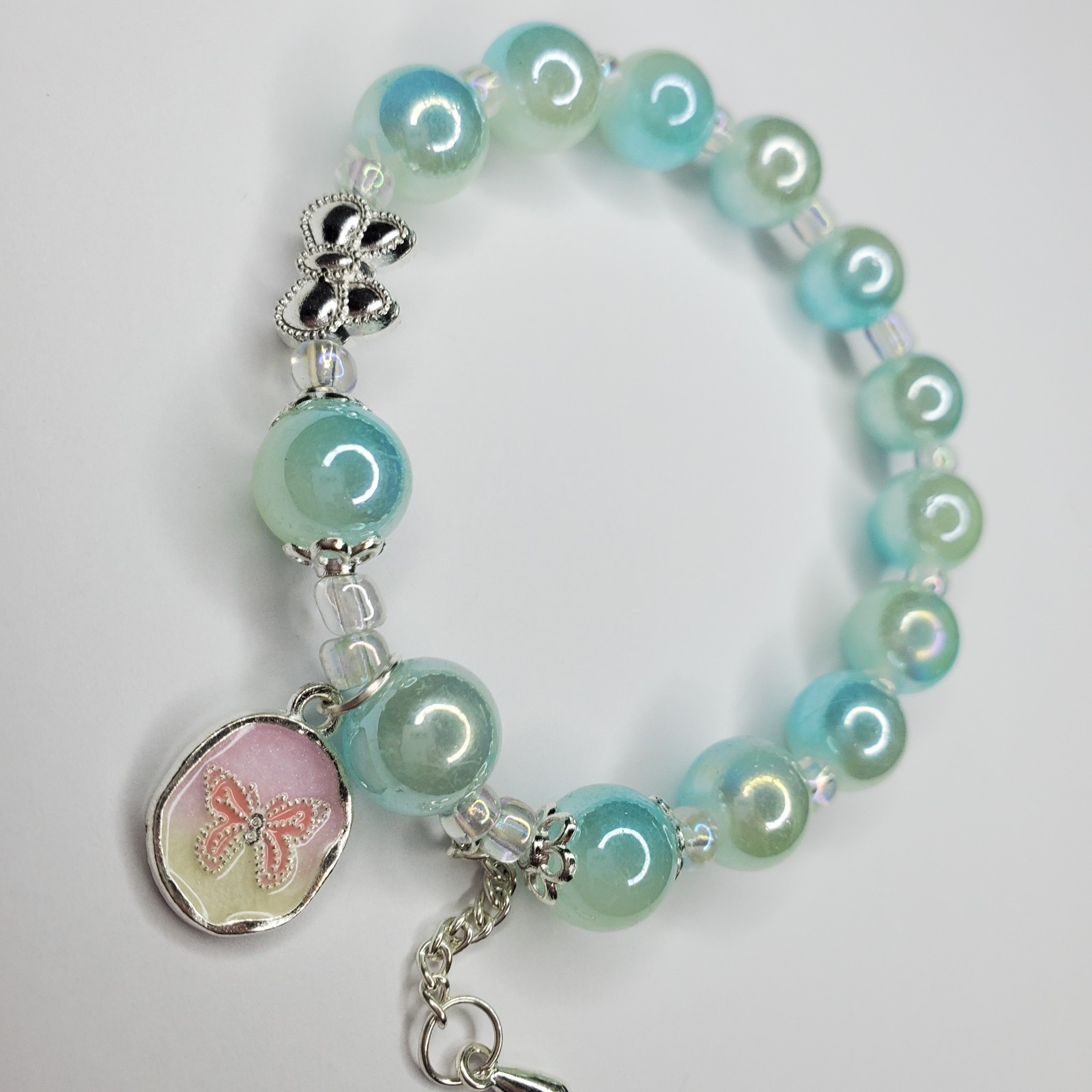 Hand crafted artisan unique gemstone bracelet