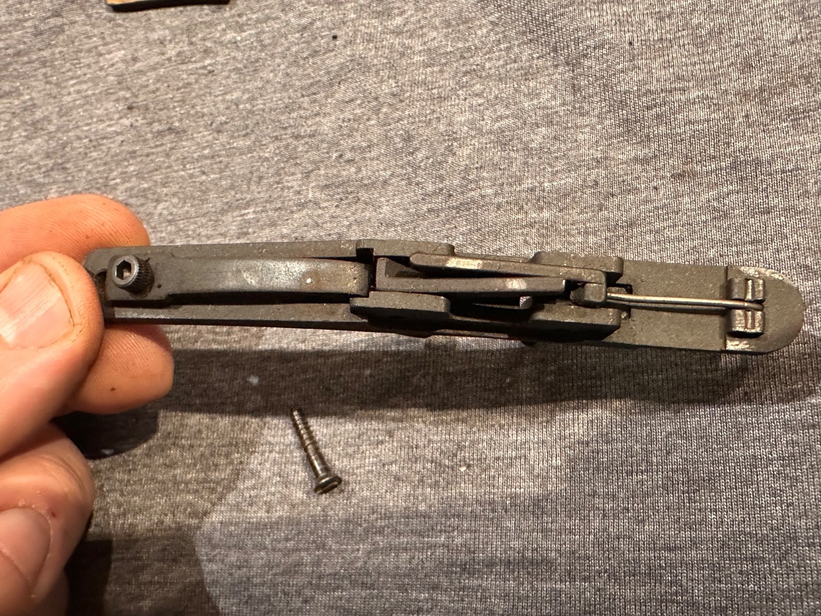 Thompson Center Hawken Muzzleloader Double Set Trigger Assembly
