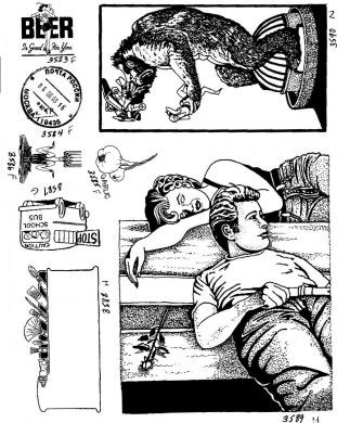 Unmounted Rubber Stamp Plate, Unmounted/Uncut Pink Rubber Stamps