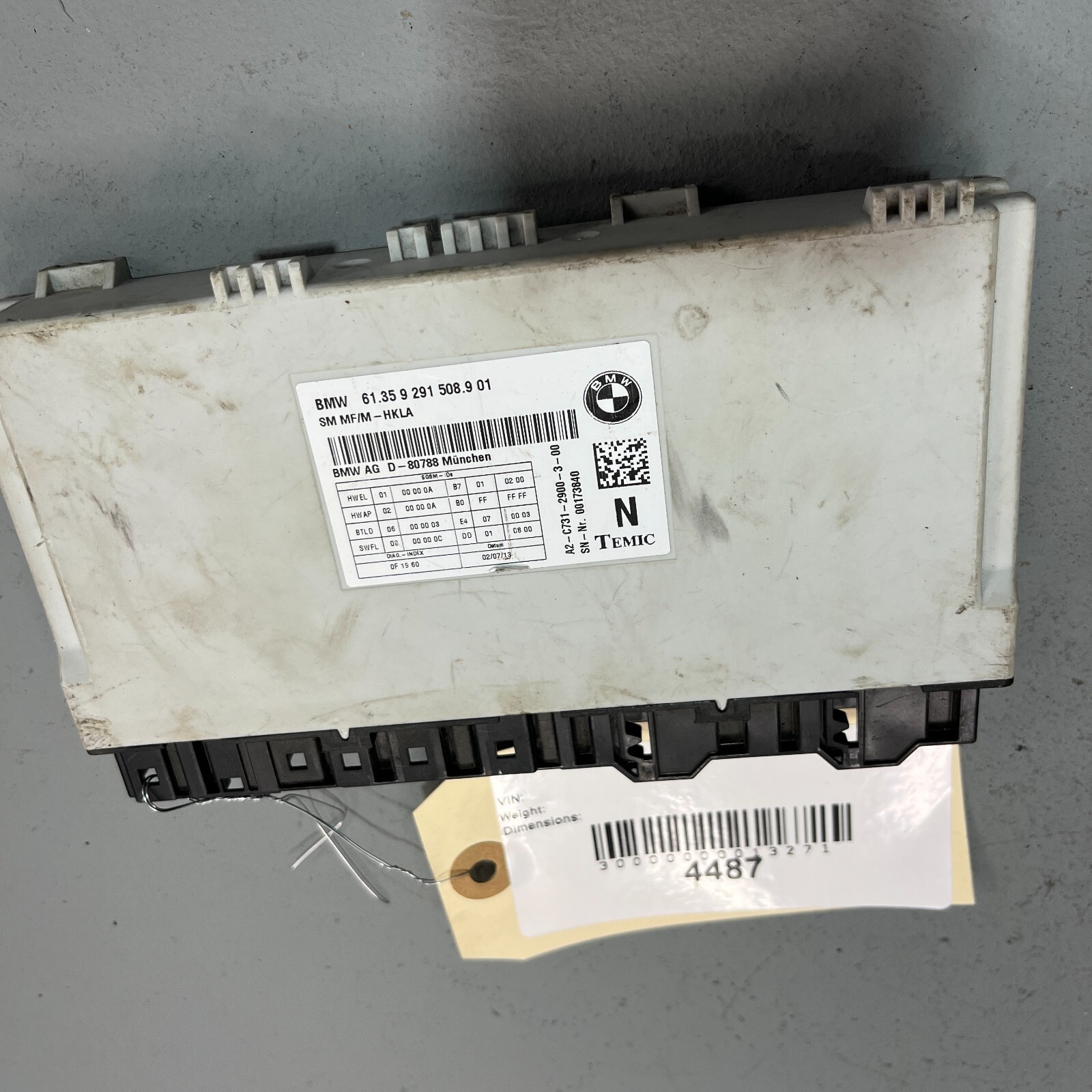 BMW 2011-2016 Front Left Seat Position Control Module OEM