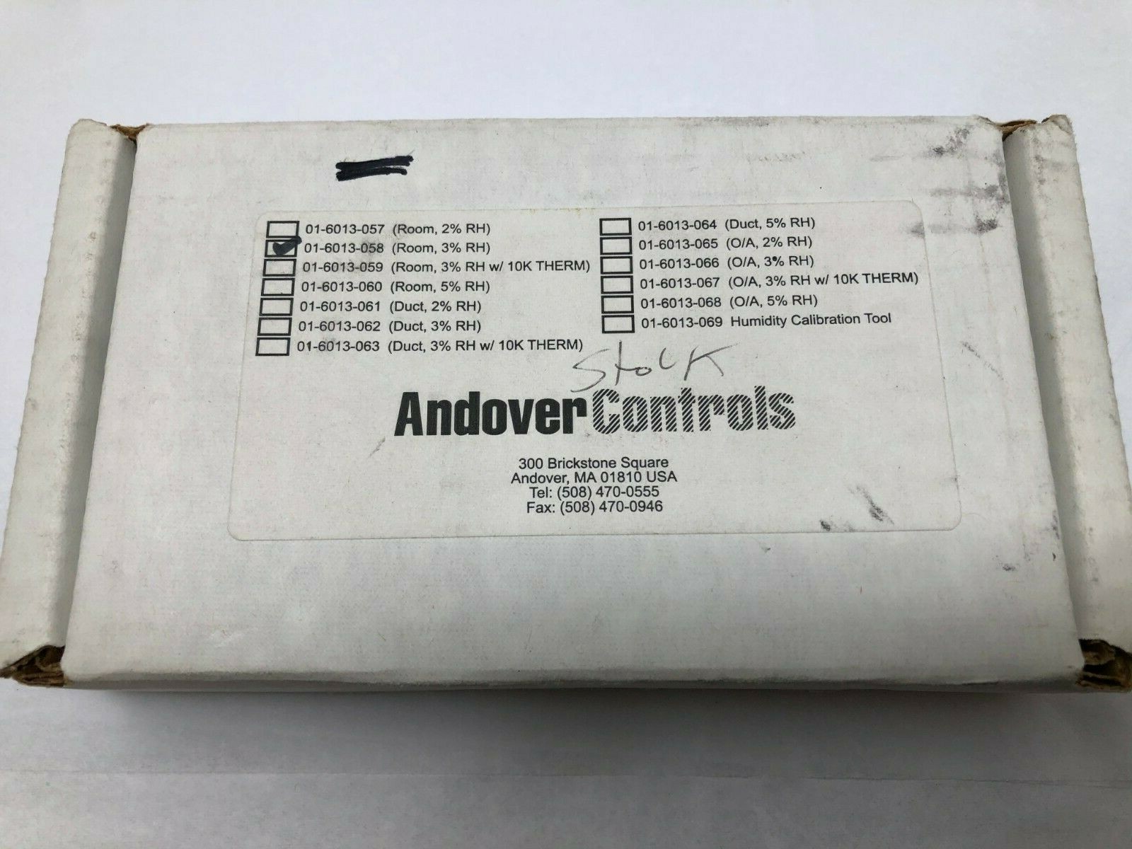 Andover Controls 01-6013-058 Room 3% Relative Humidity Sensor