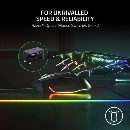 Razer Basilisk V3 Customizable Ergonomic Gaming Mouse: Fastest Black