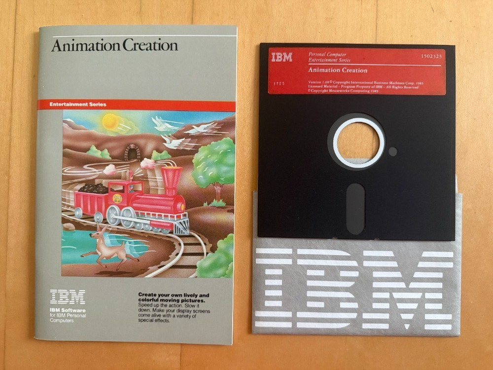 1983 IBM Computer Animation Creation Software - Great Condition!