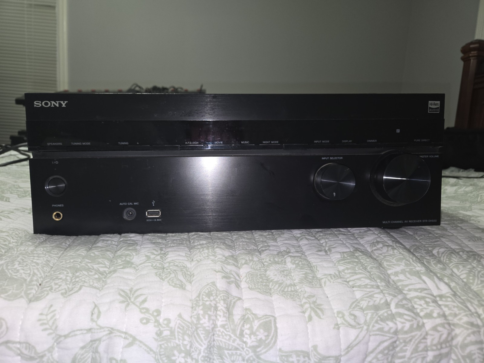 Sony STR-DH550 Multi Channel AV Receiver/HDMI 4K