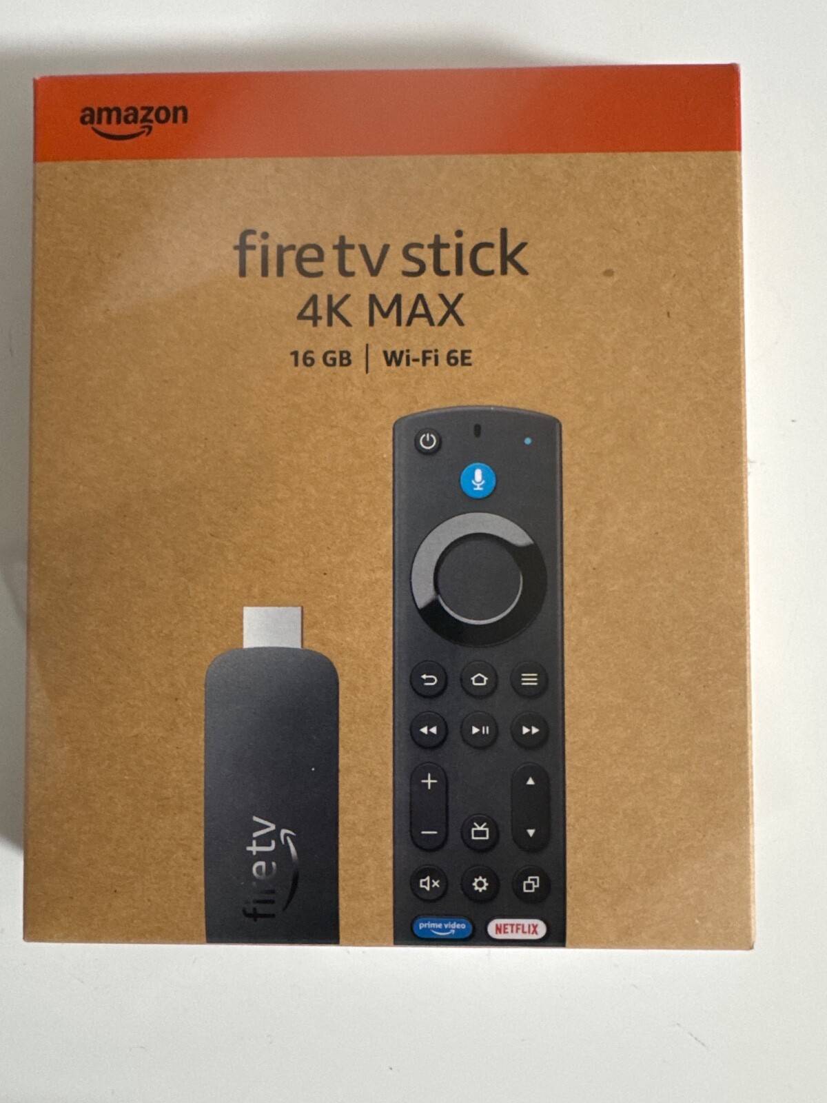 Fire TV Stick 4K MAX 2nd Gen 2.0 GHz, Wi-Fi 6E, 16GB Alexa, Brand New Sealed.