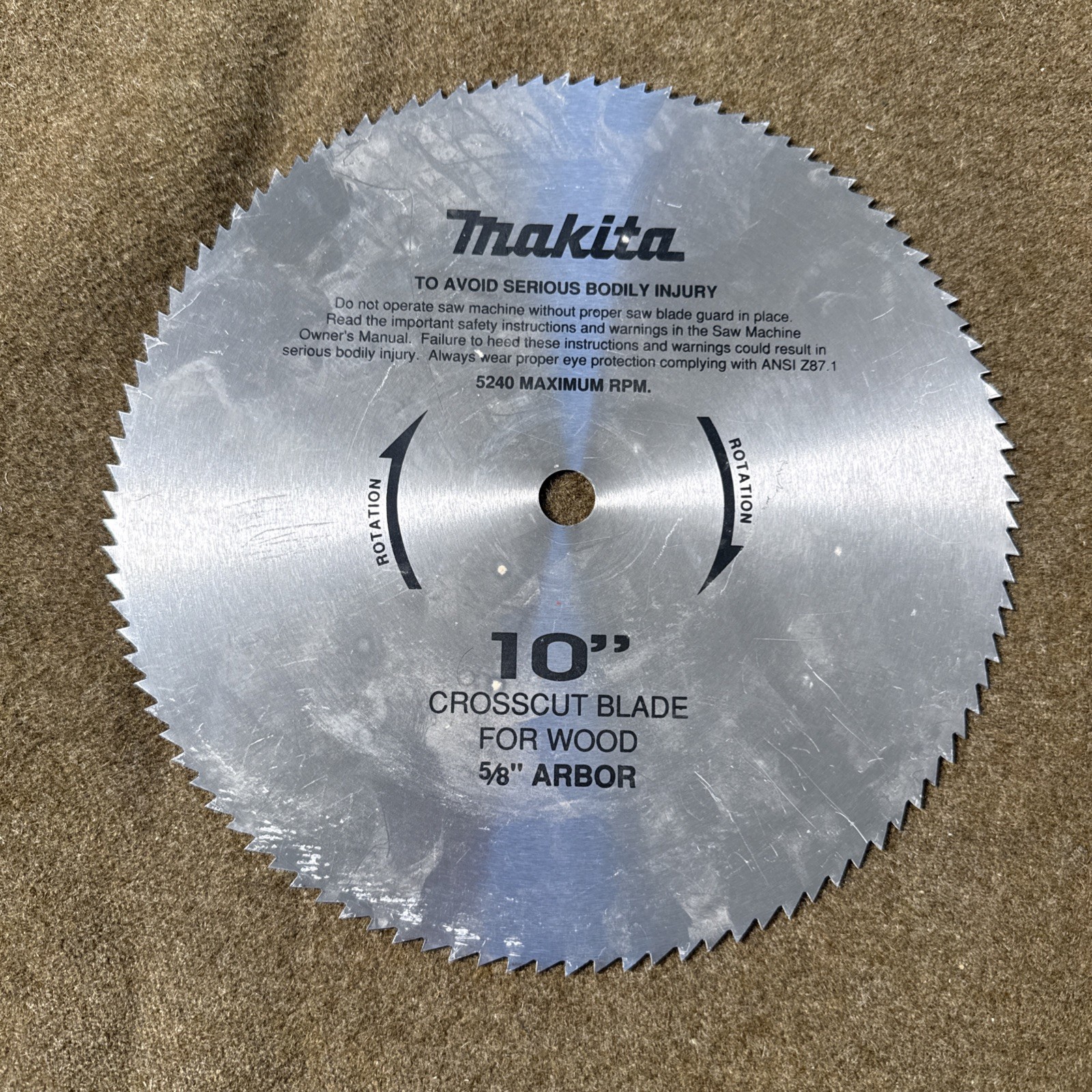MAKITA Wood 255mm (10") 100T Crosscut SAW BLADE