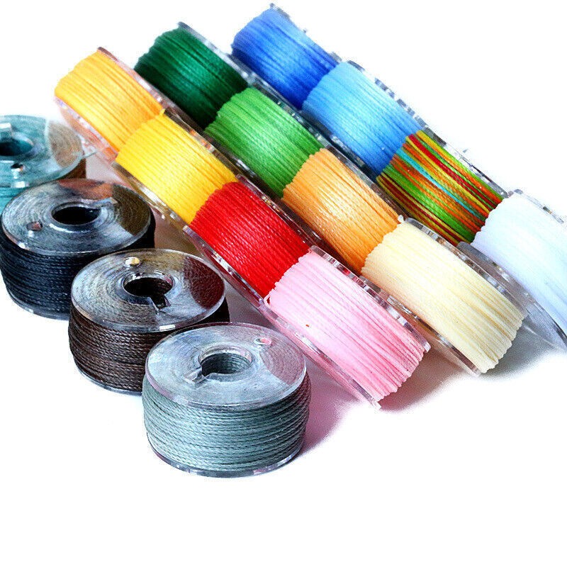 25 Colors/Box Waxed Thread Polyester Cord Wax String Rope for Leather Bag DIY