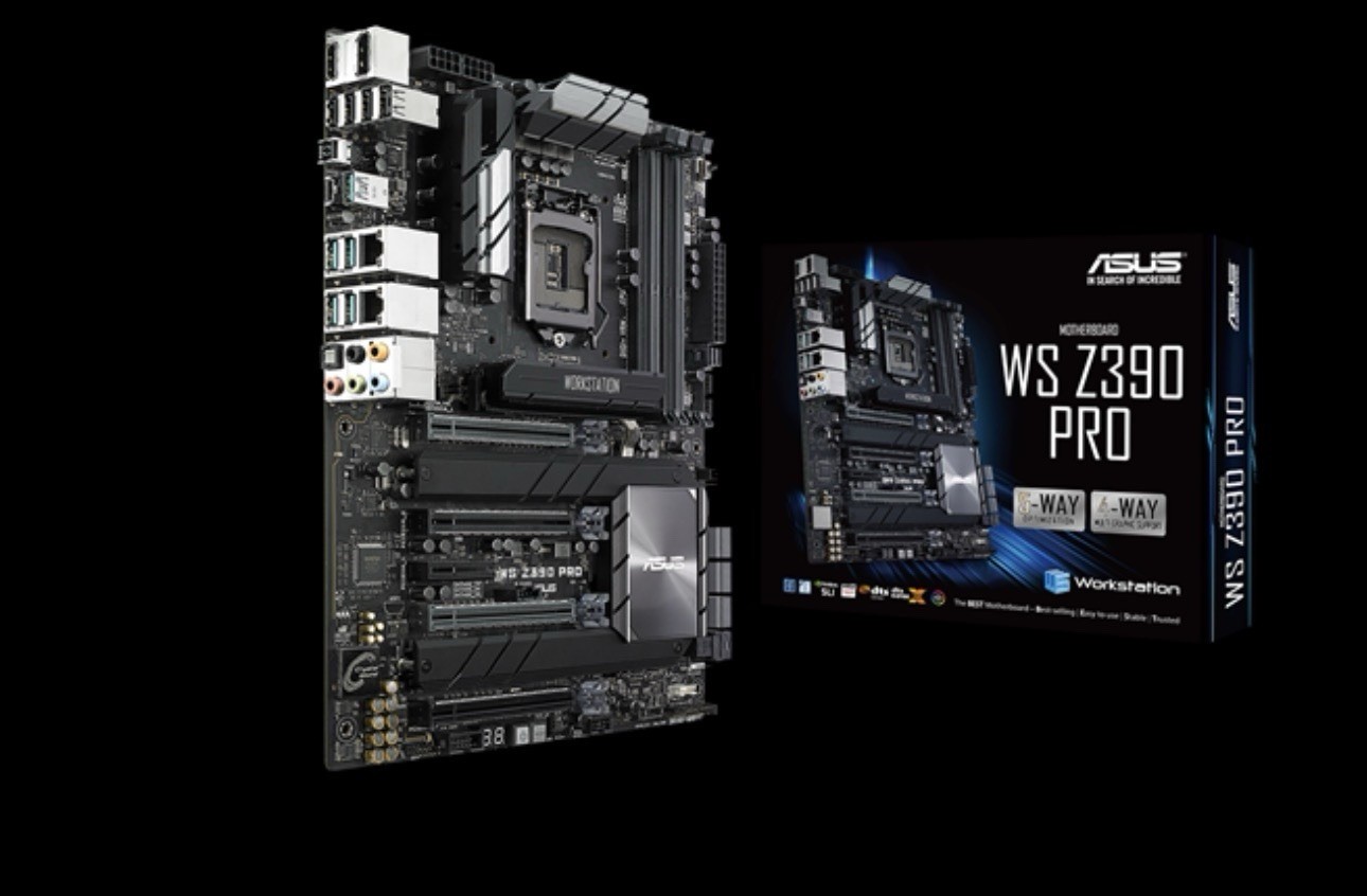 ASUS WS Z390 PRO motherboard  LGA1151 intel Z390 DDR4 ATX HDMI USB3.1 2*M.2