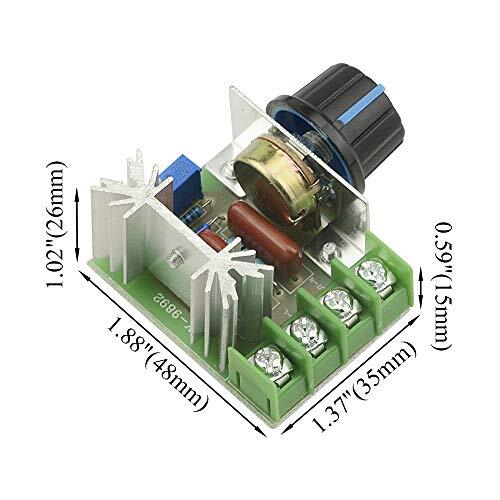 5Pcs AC 220V 2000W SCR High Power Electronic Voltage Regulator Module Adjusta...