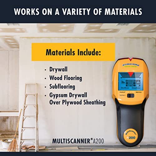 Zircon Multiscanner A200 Electronic Wall Scanner / Metal Detector/ Live AC Wi