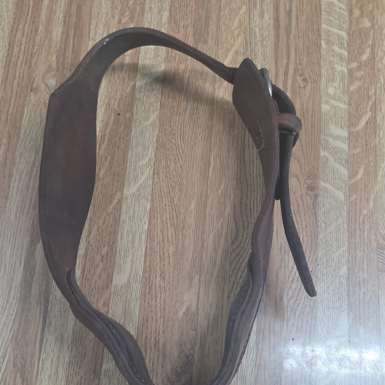 Heavy duty leather cribbin collar.