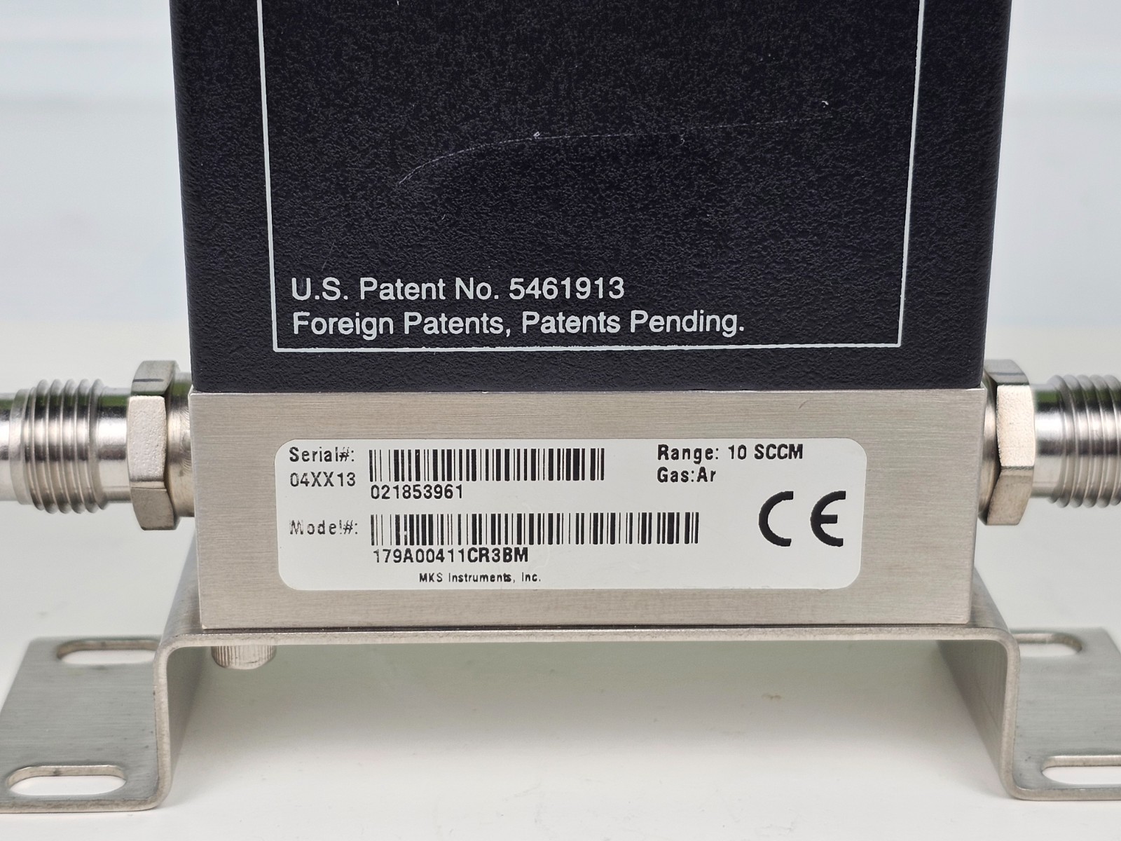 MKS mass flow controller 179A00411CR38M 10SCCM Ar