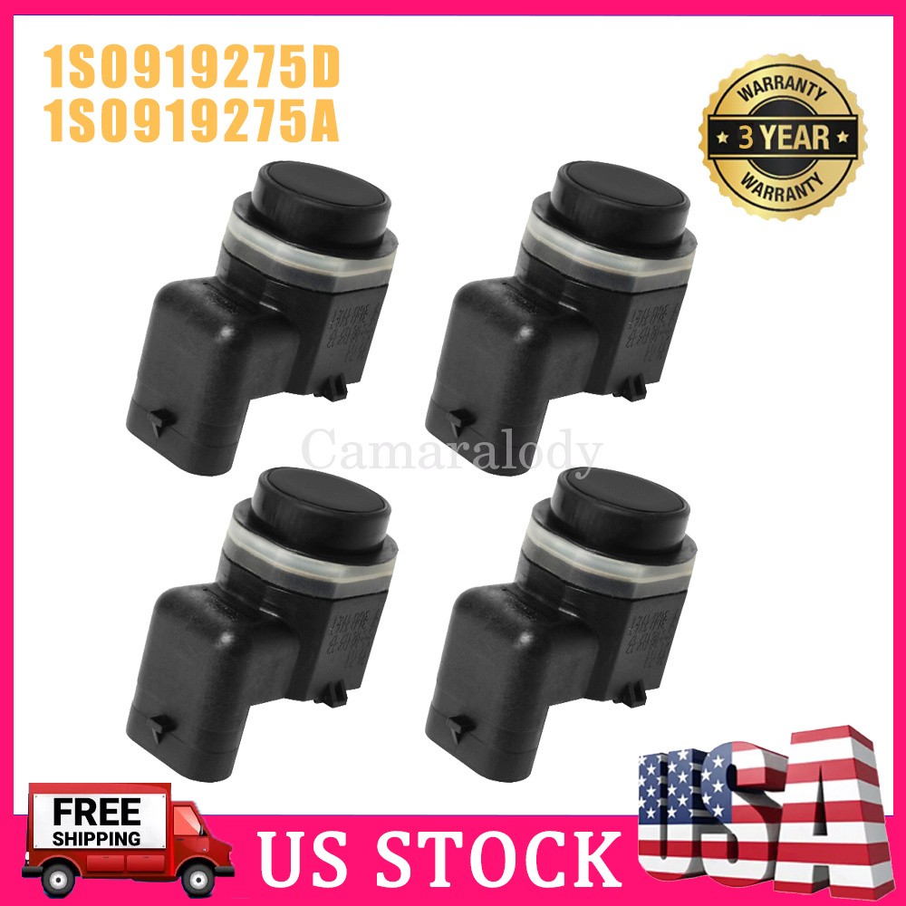 4x Parking Sensor for VW Audi 1S0919275D 1S0919275A 1S0919275AGRU 1S0919275DGRU