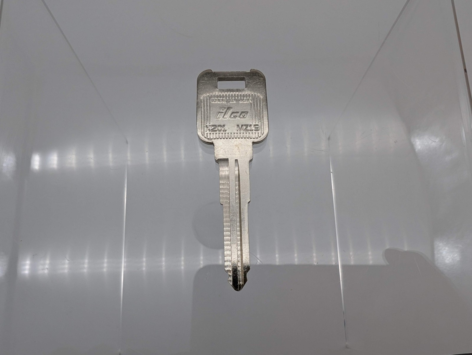 5x Ilco X201 Key Blanks for Some 1990s Mazda Vehicles Nickel Plated