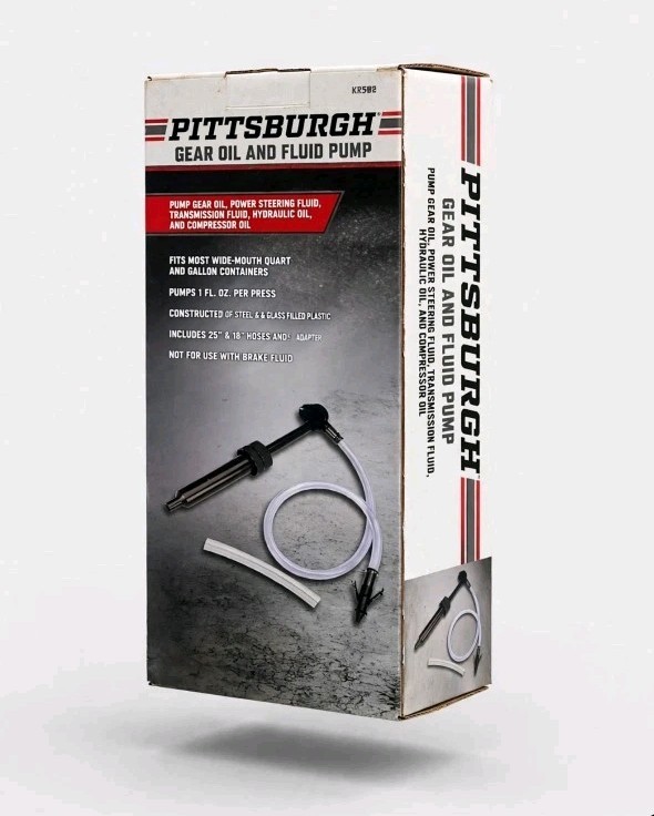 PITTSBURGH Gear Oil and Fluid Pump