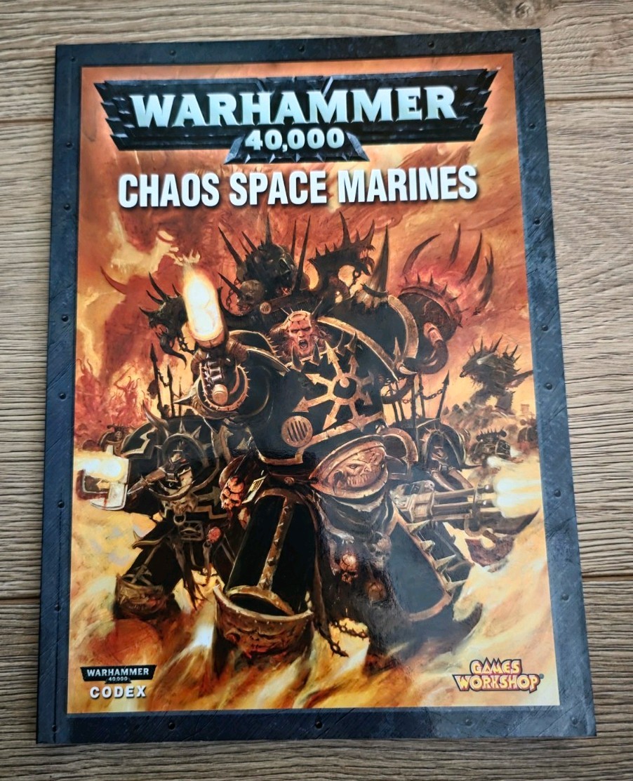 Chaos Space Marines Codex - 4th Edition - Paperback - Warhammer 40k GW M5268