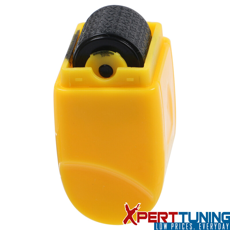 Wide Rolling Identity Theft Guard Stamp - Secure Identity Theft Yellow
