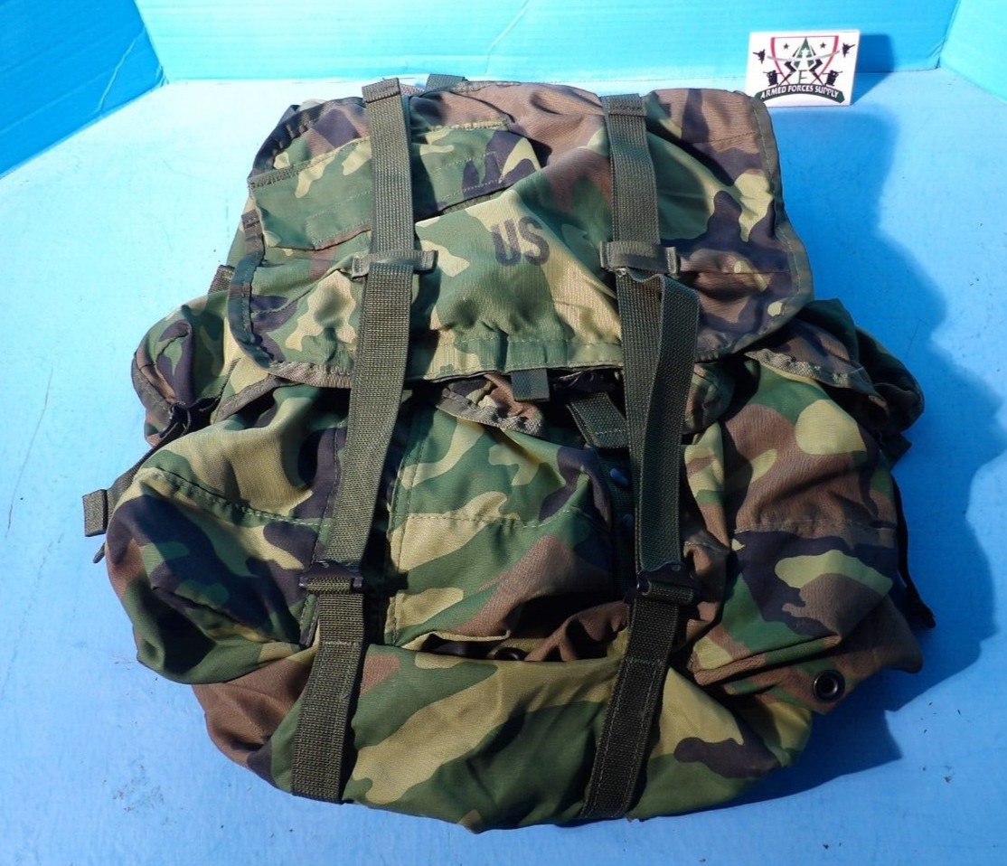 1990'S WOODLAND M81 RADIO BAG FIELD PACK COMBAT ALICE RUCKSACK LC-1 MEDIUM