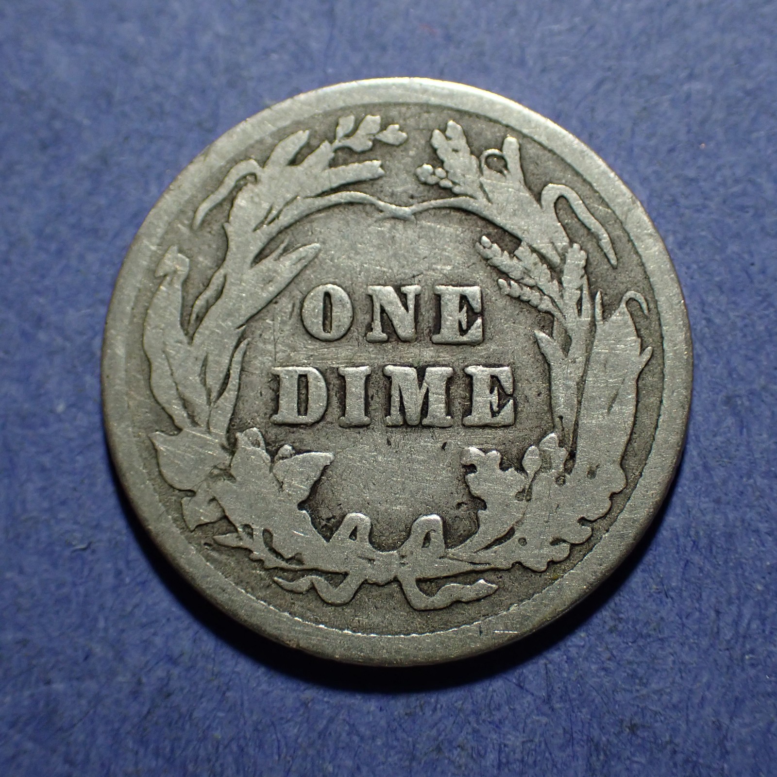 1907 Barber Dime Good+