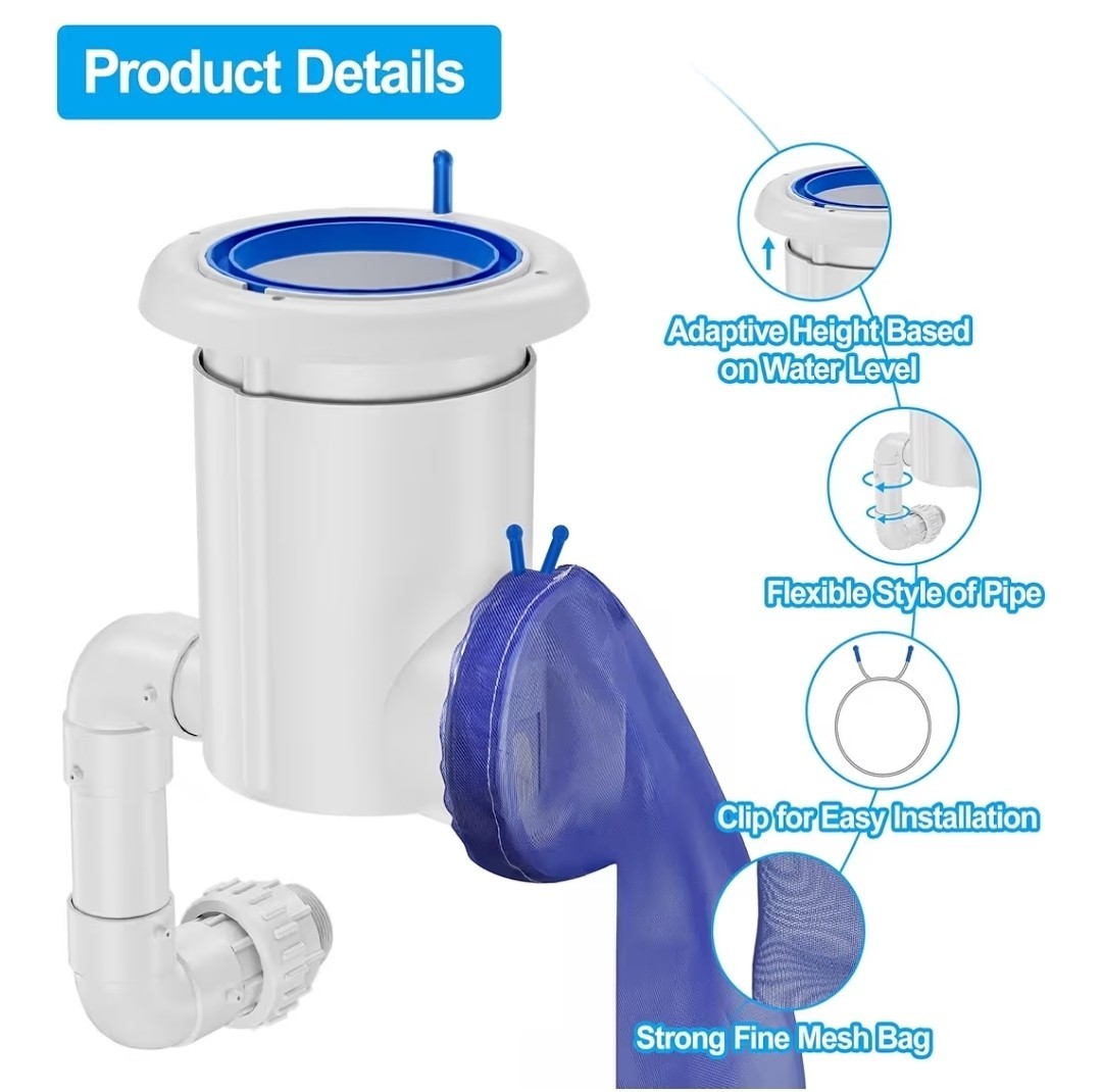Automatic Pool Skimmer and Cleaner for Inground Pools
