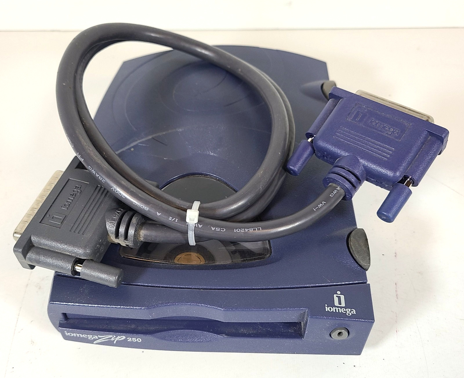 Iomega Zip 250 Z250P Parallel External Drive AS IS For Parts/Repair