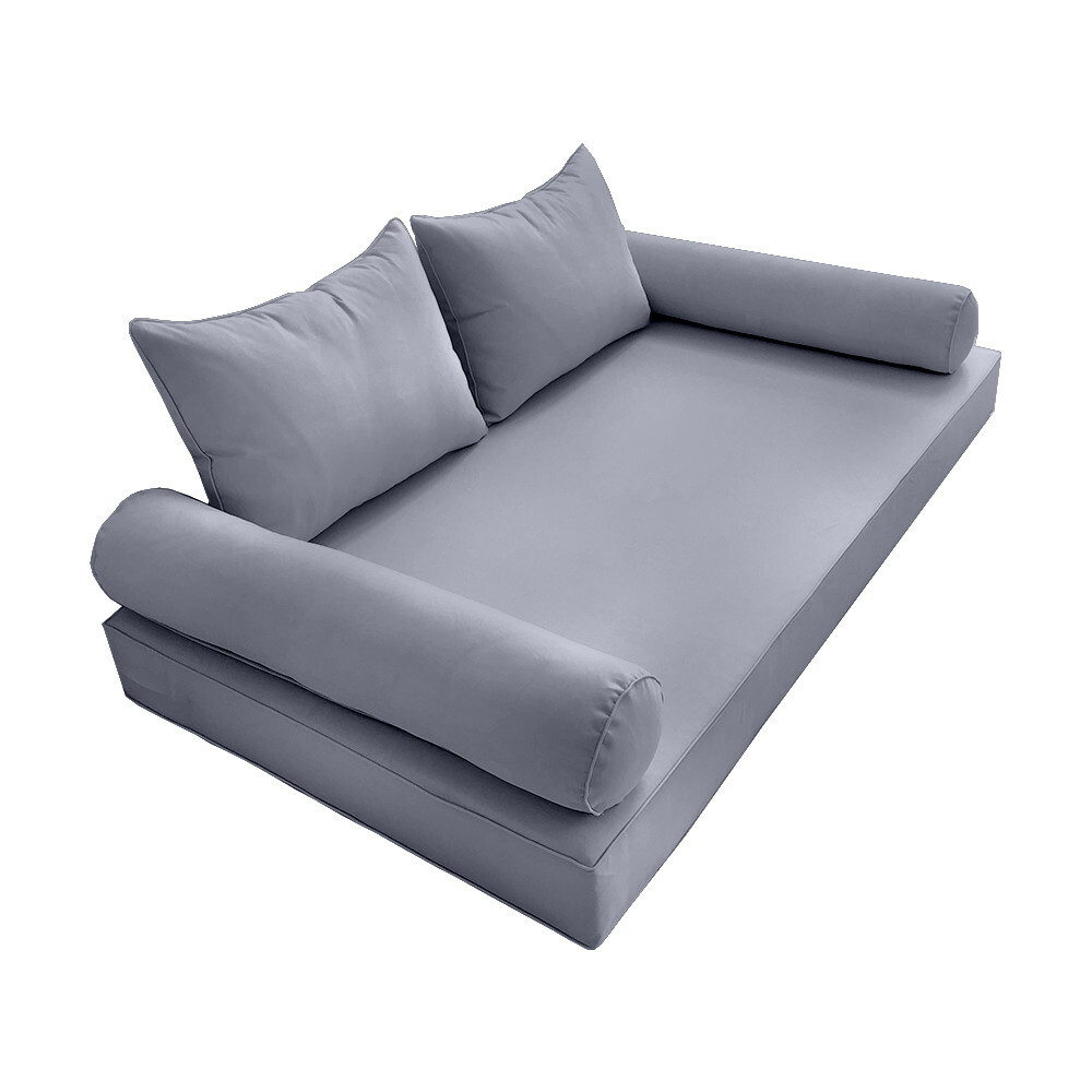 *COVER ONLY*-Style 4 Daybed Mattress Bolster Pillow Covers Same Pipe Twin-AD001