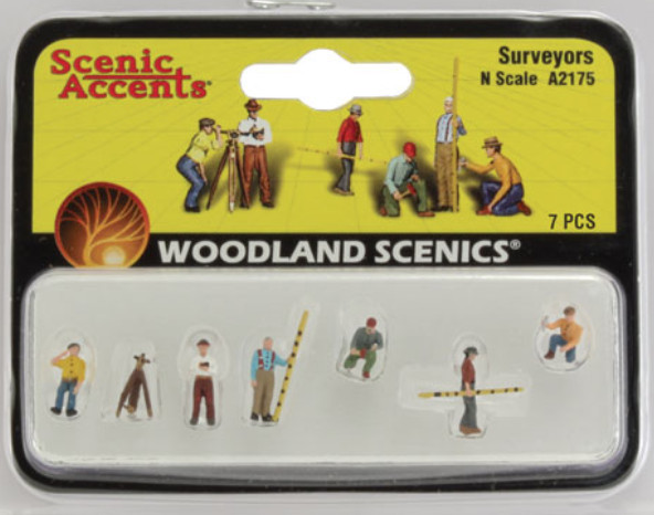 Woodland Scenics, Scenic Accents N #A2175 Surveyors - More Below