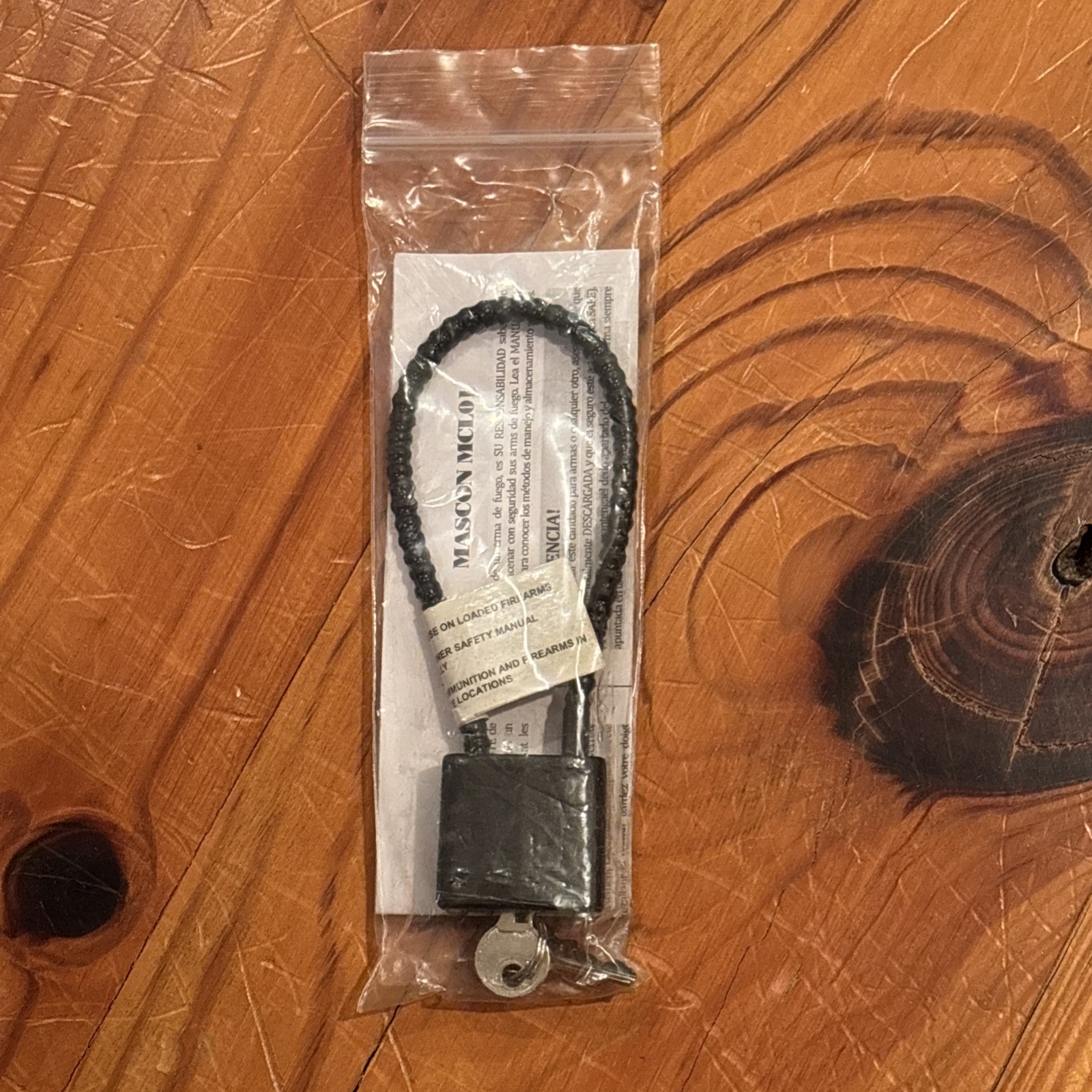 Mascon MCL01 Firearms Gun Lock and 2 Keys Pistol Rifle Shotgun revolver NEW