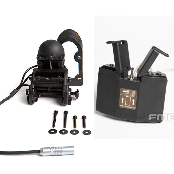 FMA Functional ANVIS6 9 aviator's NVG Mount Base / ANVIS 9 AVS-9 Battery Case