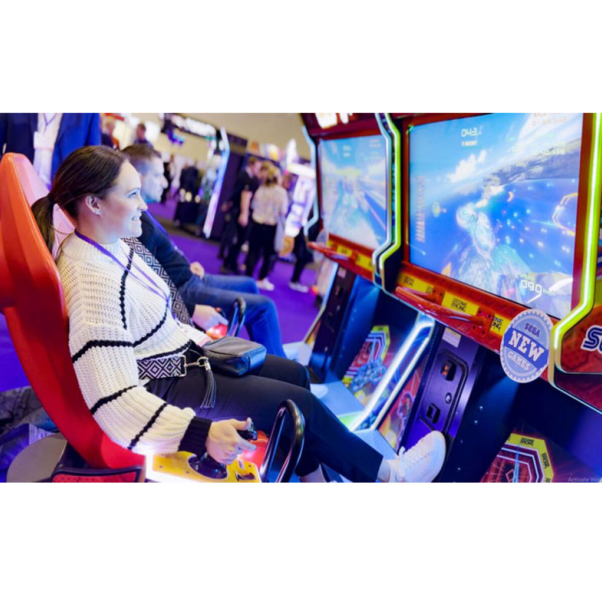 Sega Drone Racing Arcade Driving Game