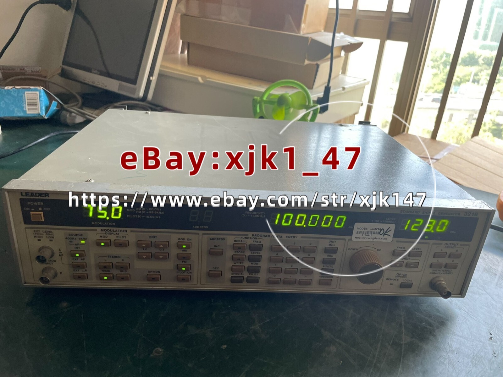 Leader 3216 Signal Generator by UPS or FedEX/xjk