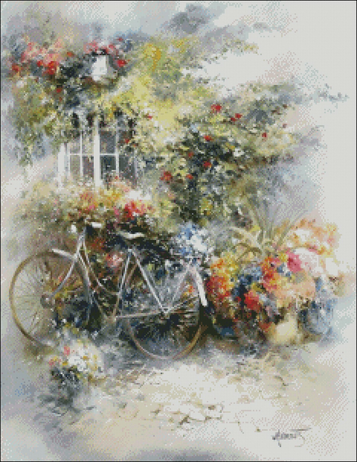 Everything is in Colors - DIY Chart Counted Cross Stitch Patterns Needlework