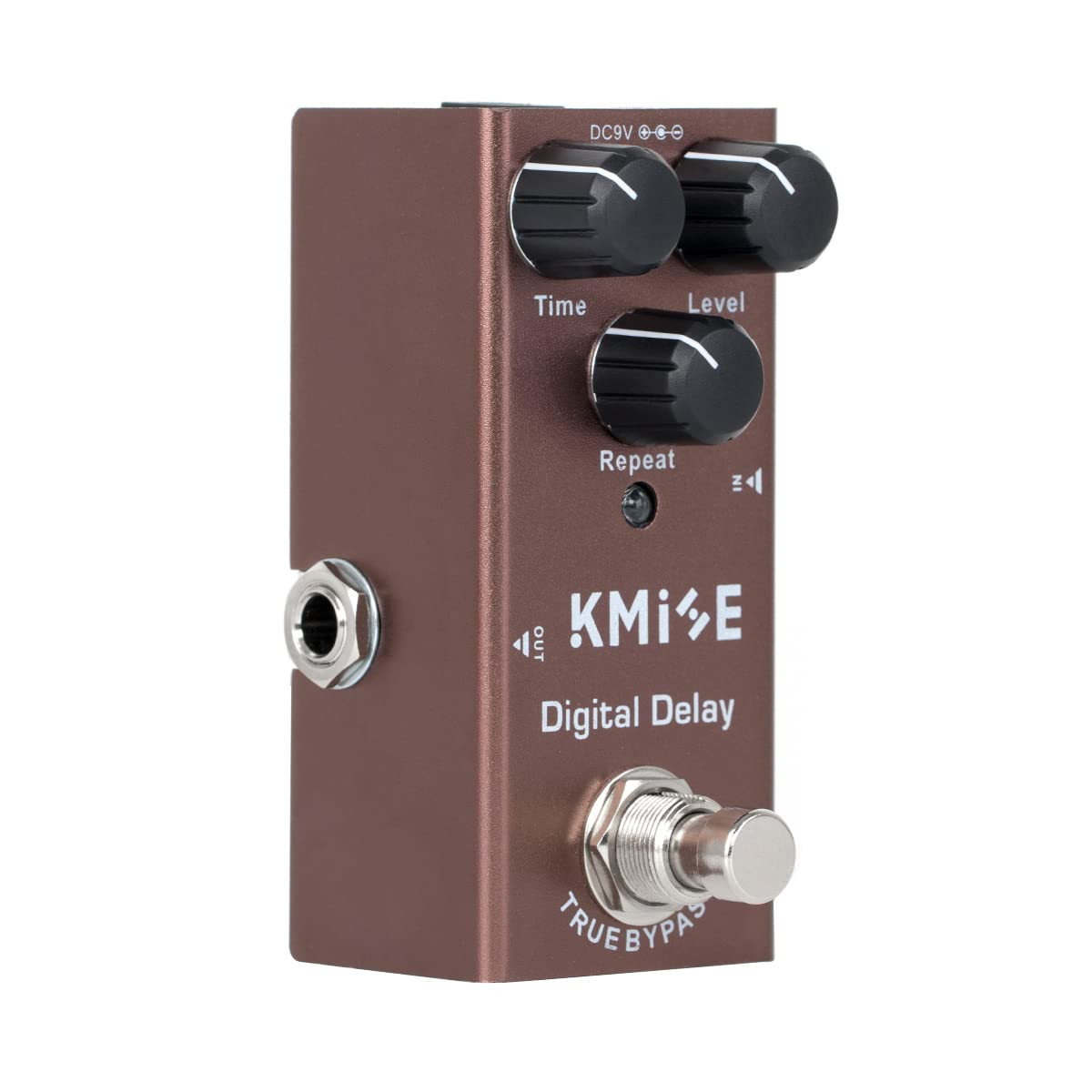 Kmise Digital Delay Electric Guitar Effects Pedal Mini Single Type DC 9V True By