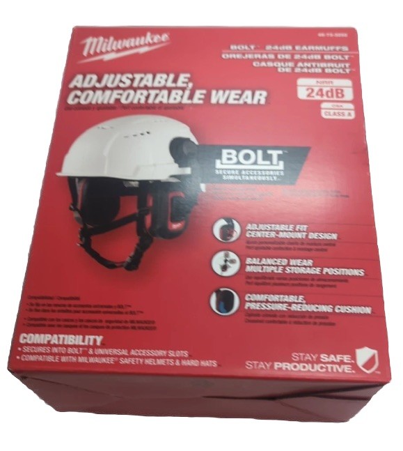 Milwaukee Tool 48-73-3250 Bolt 24Db Earmuffs Helmet Accessory
