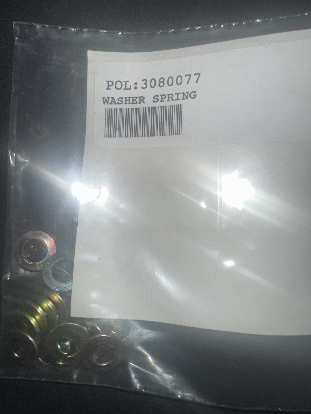 New OEM Polaris Washer, Spring - 3080077 Qty 1, (A16)
