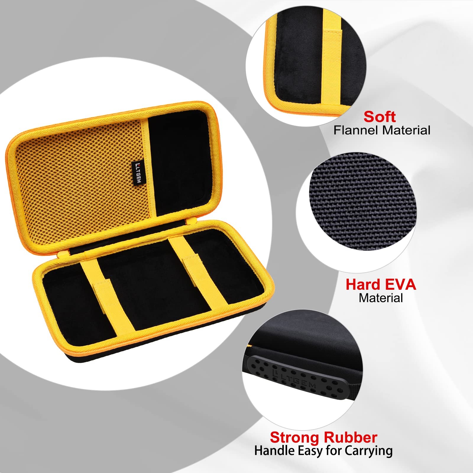 LTGEM Tester Case Compatible with Klein Tools VDV500-705 / Medium, Yellow