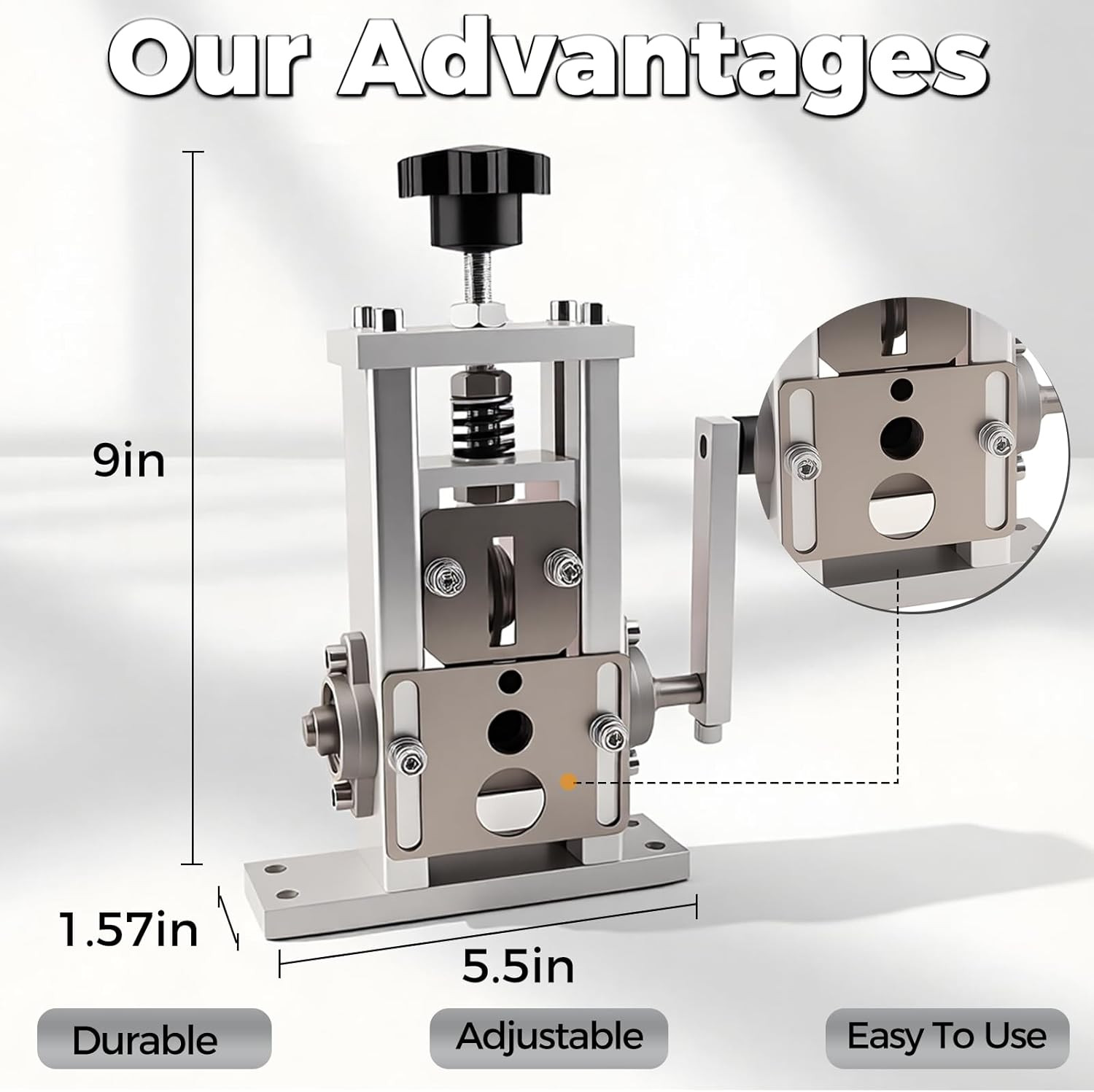 Esokoya Wire Stripper Machine, Copper Wire Strippring Machine with Drill-Powered