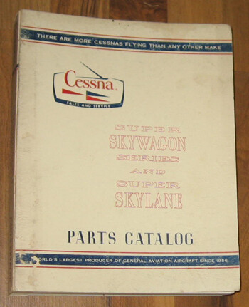 1964-1968 CESSNA Parts Catalog/Manual_SUPER SKYWAGON/SUPER SKYLANE_206_dtd 1967