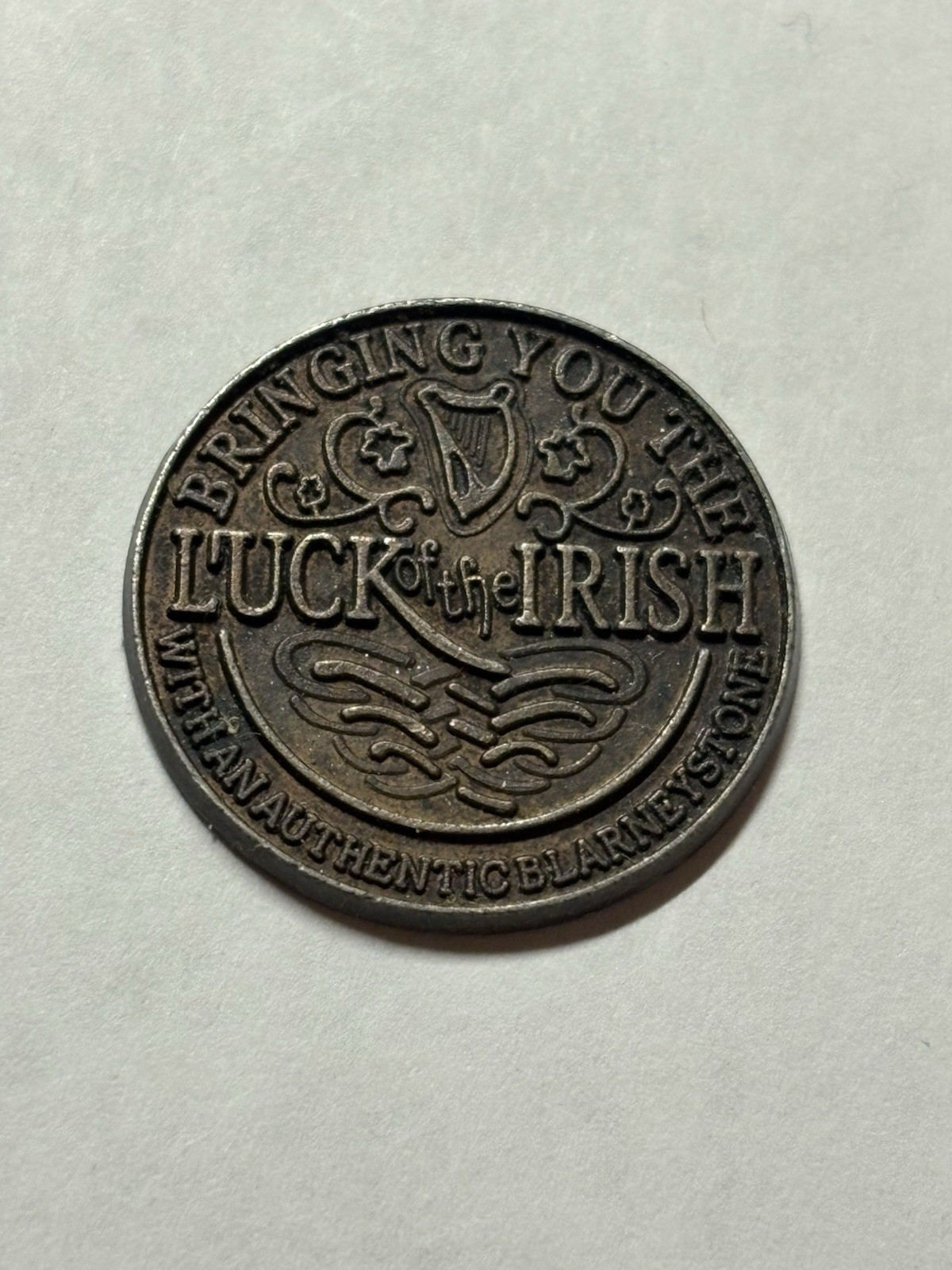 Bringing You The Luck Of The Irish Non-Magnetic  7/8" Coin Style Golf Marker