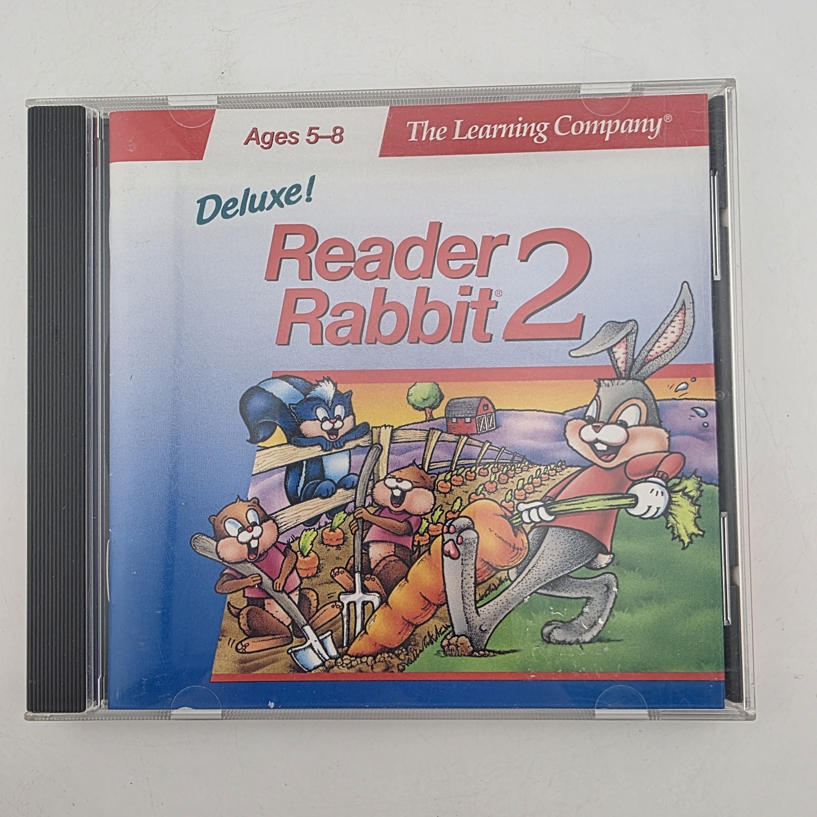 Reader Rabbit 2 Deluxe (PC, 1994) With Instruction Manual - Excellent Disc