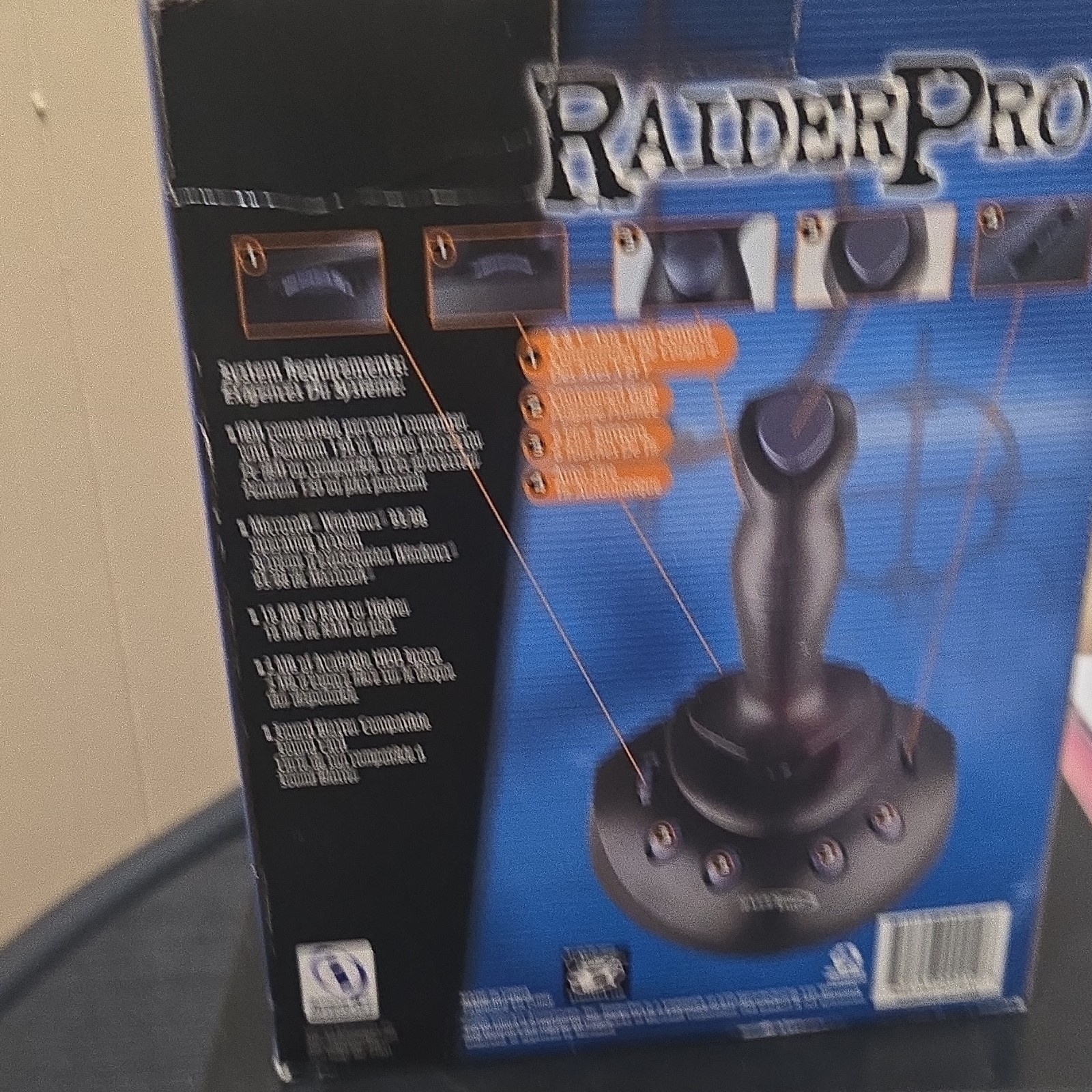 Interact RaiderPro P-210SM Wired Gameport Joystick Black PC Controller