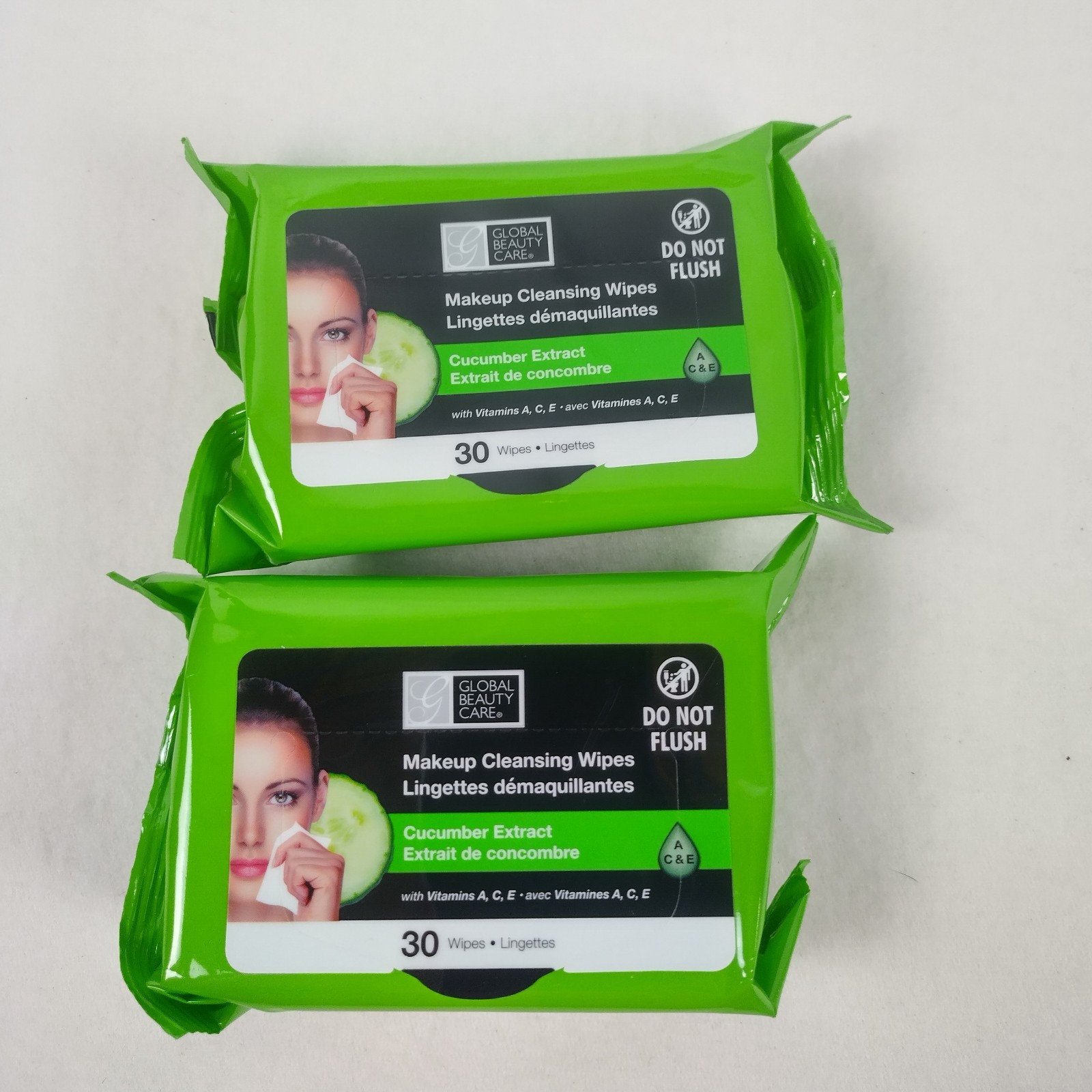 Cruelty-Free Makeup Cleansing Face Wipes Variety Total Wipes Gentle Care 2 Pack