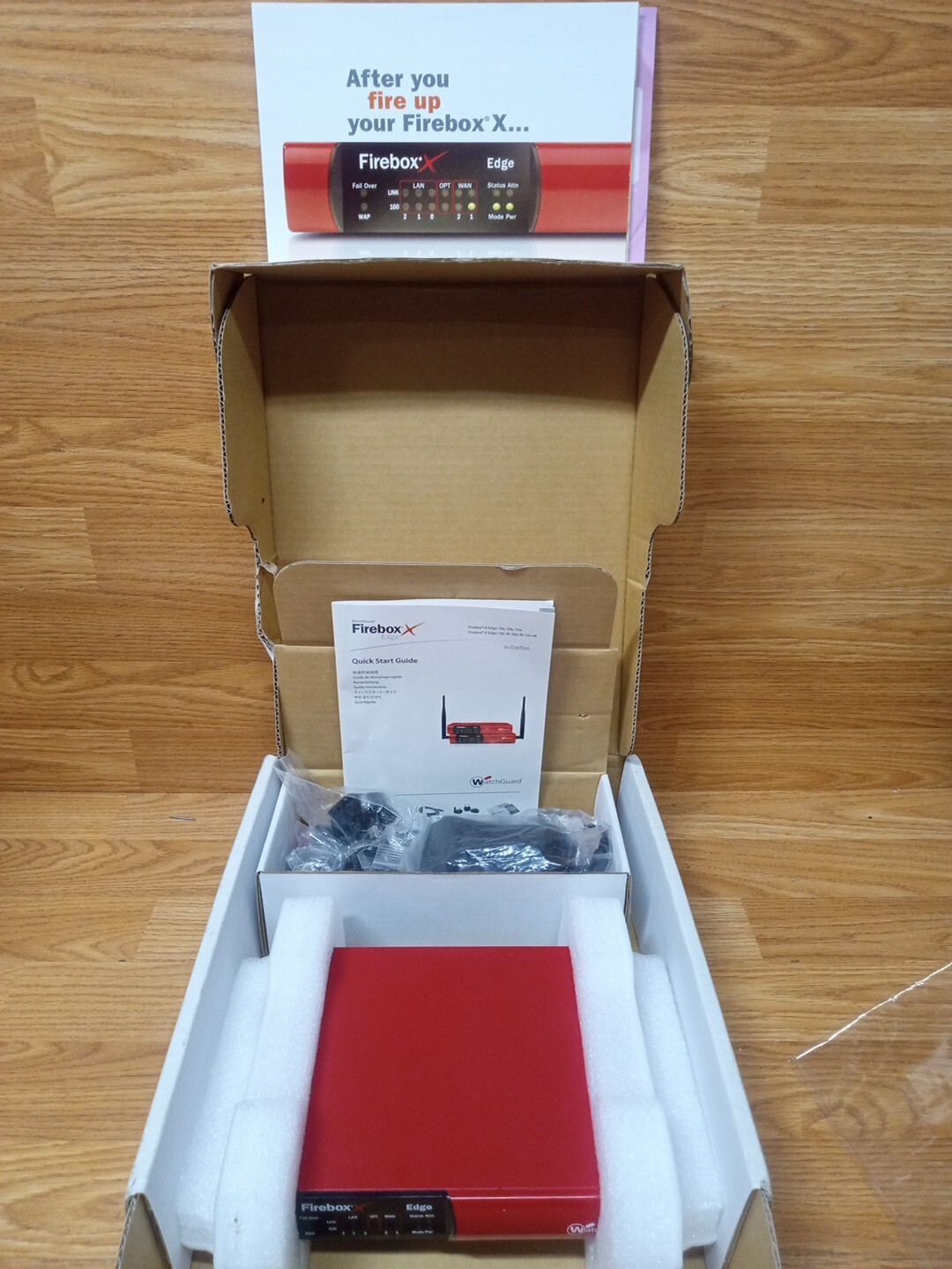 Watchguard Firebox Edge X10e Edge Wireless WG50011 - Model XP2E6W *Never Used*