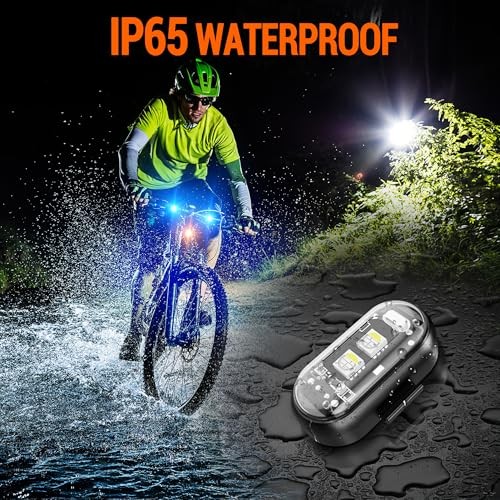 Wireless LED Strobe Lights Remote Control, 8 Colors USB Charing 12pods