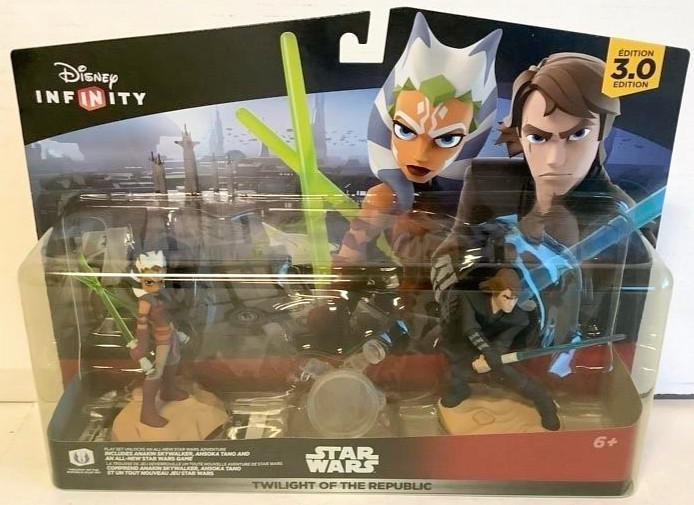 NEW Disney Infinity 3.0 STAR WARS TWILIGHT OF THE REPUBLIC Set Anakin & Ahsoka
