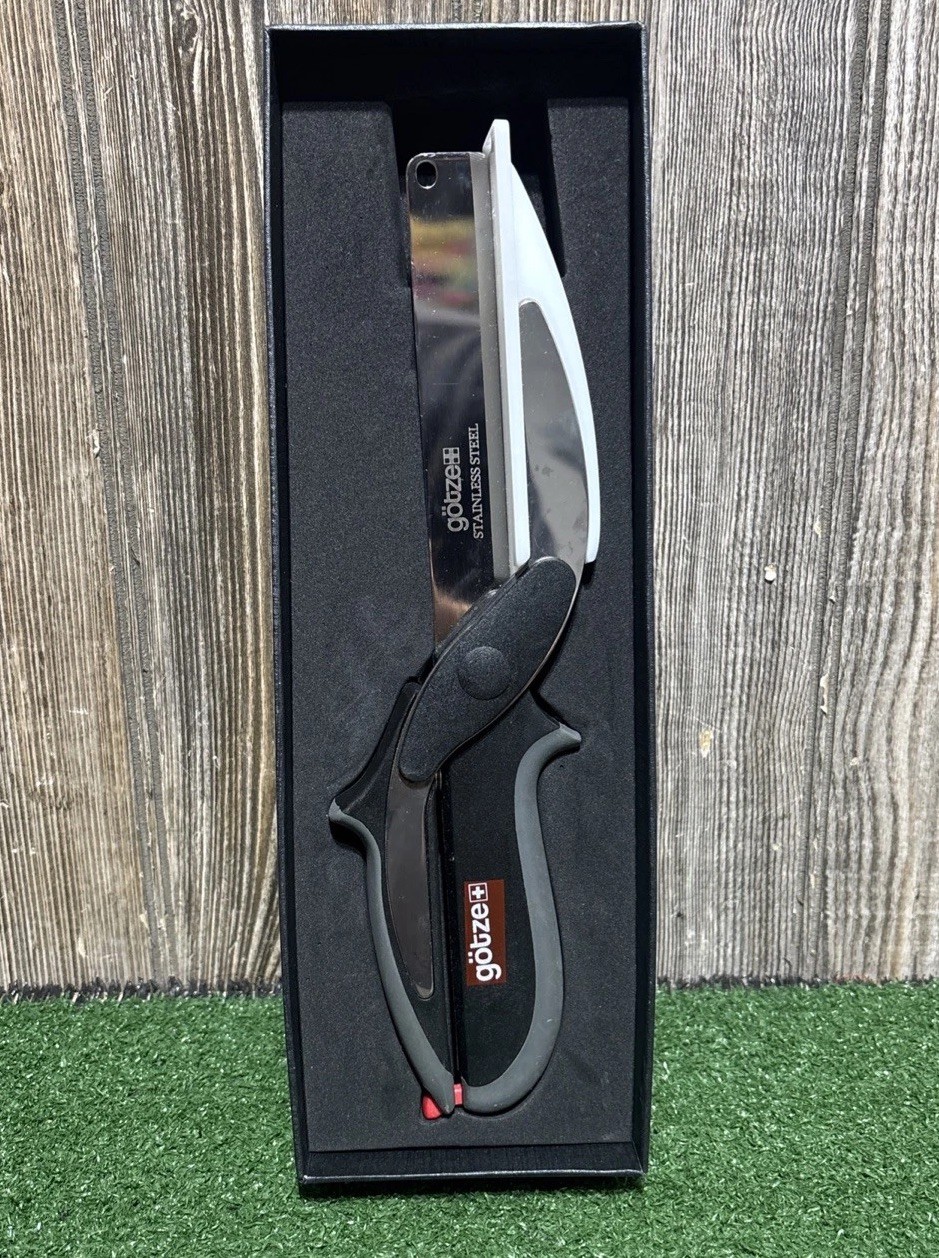 Gotze Shears 2 In 1 Smart Cutting Knife & Gotze Stainless Steel Peelers Set