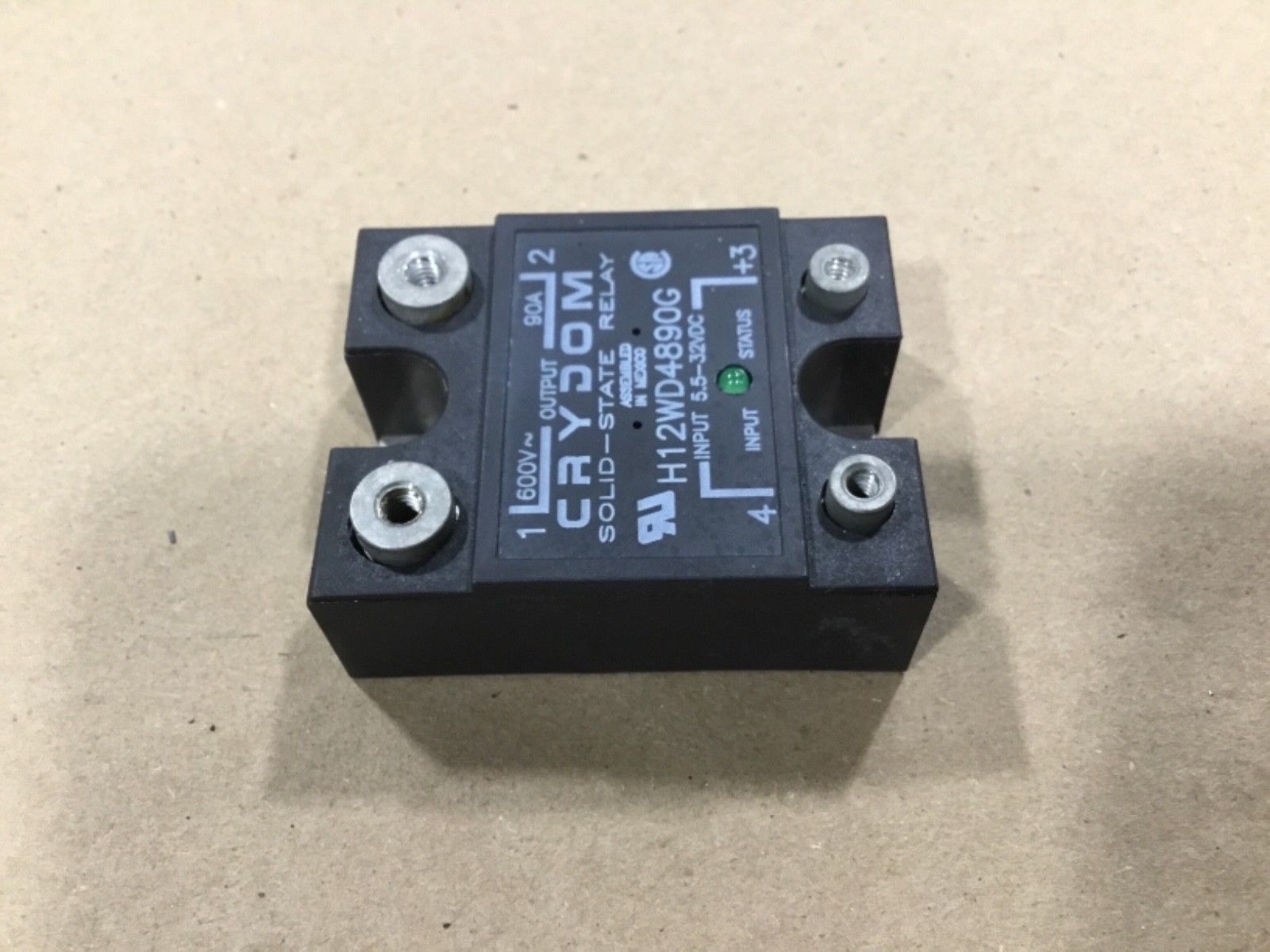 Crydom H12WD4890G Solid State Relay 600V 90A Output #25A35