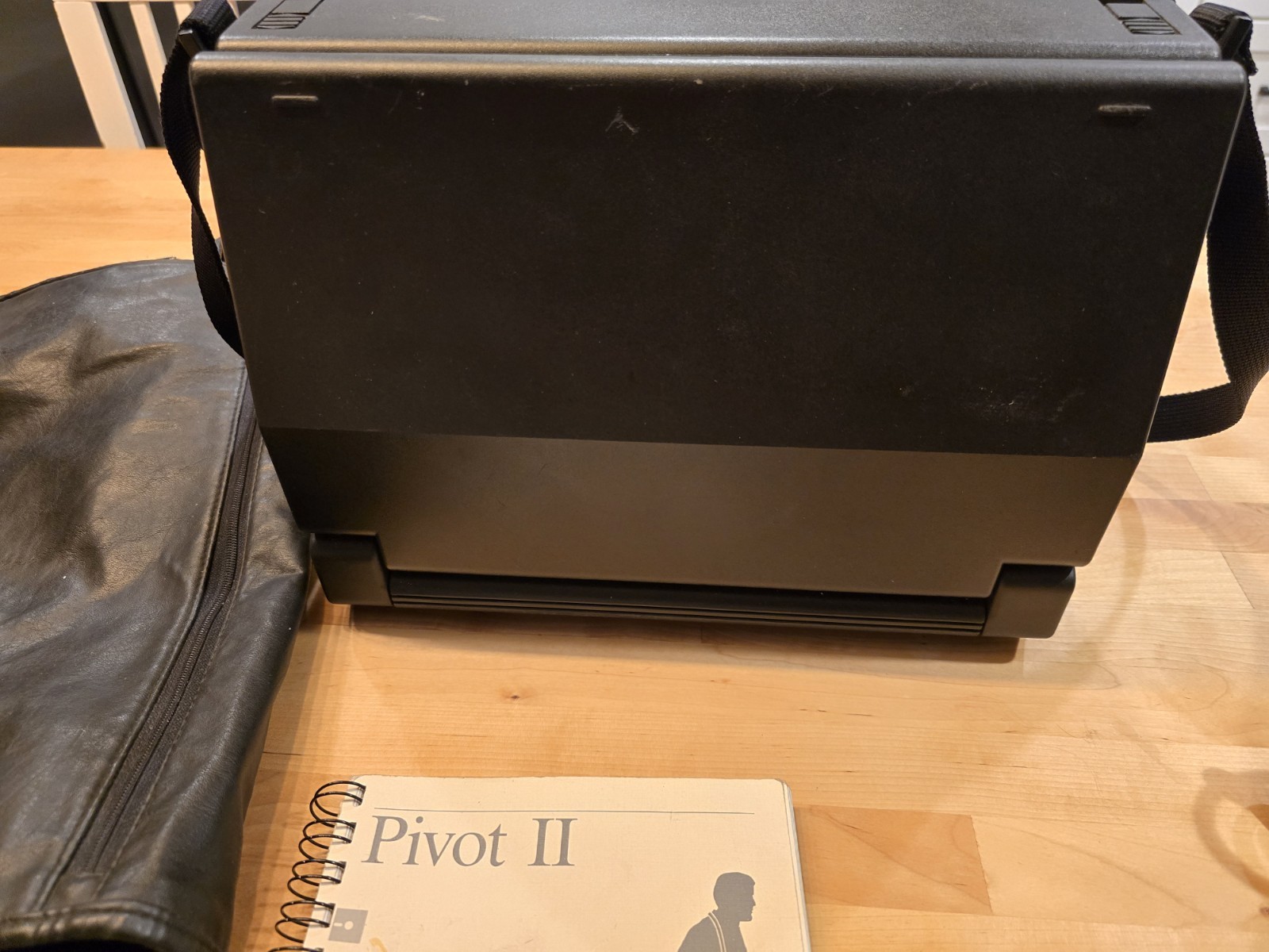 Rare Morrow Pivot II Portable Computer w Owner Manual DOS Boot Disk Power Supply