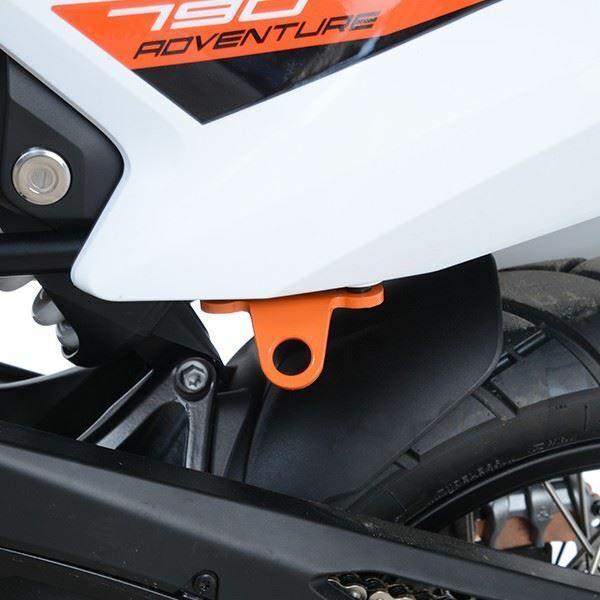 R&G Tie-Down Hooks Orange Yamaha Tenere 700 2019 - 2024