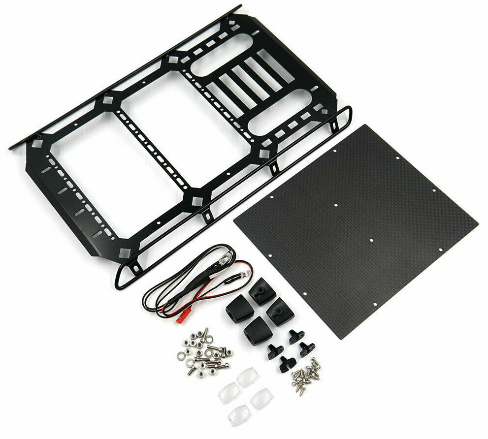 Yeah Racing Metal / CF Roof Rack - For Traxxas TRX-4 Mercedes Benz TRX4-084